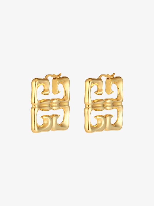 Givenchy 4G Liquid earrings in metal Rebajas baratas