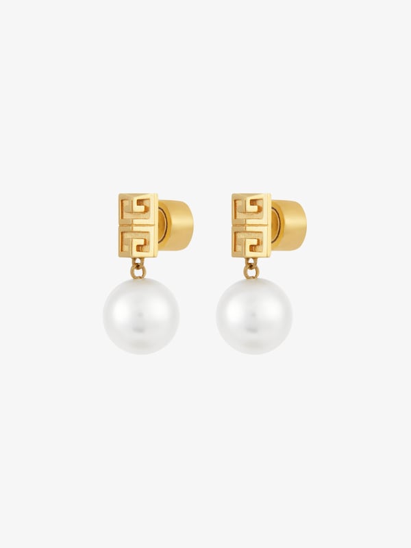 Givenchy 4G earrings in metal with pearls Rebajas de fábrica