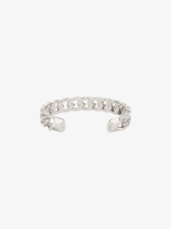 Givenchy G Chain bracelet in metal with crystals Liquidación