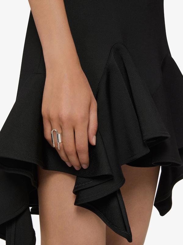 Givenchy U Lock ring in metal Mejor oferta
