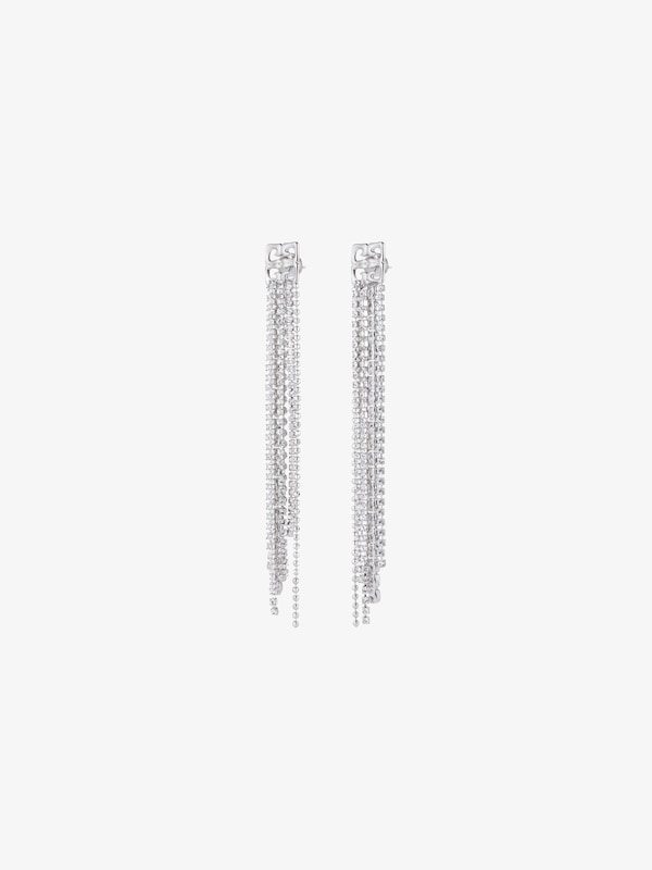 Givenchy 4G Liquid earrings in metal with crystals Últimos 3 días