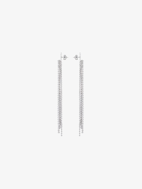 Givenchy 4G Liquid earrings in metal with crystals Últimos 3 días