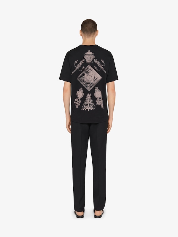 Givenchy T-shirt in cotton with Hubert objects print Limitado a 3 días