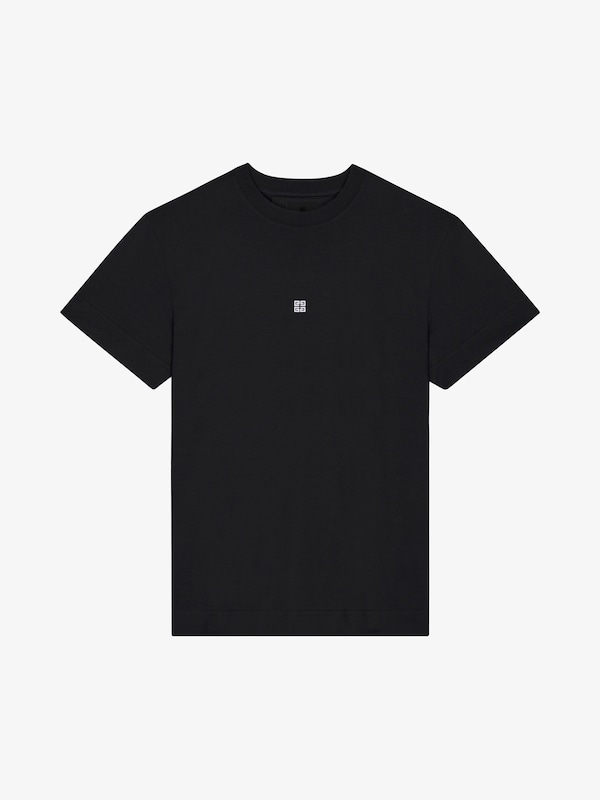 Givenchy Slim fit t-shirt in cotton with 4G embroidery Ahorra y exporta