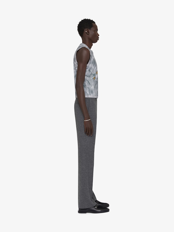 Givenchy Printed cat tank top in cotton Precios de Black Friday