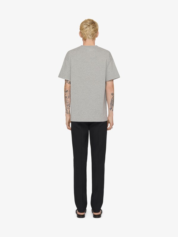 Givenchy T-shirt in cotton with crystals and 4G detail Libre de impuestos