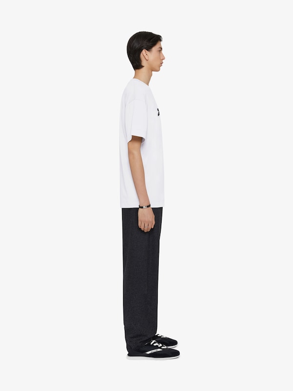 Givenchy T-shirt in cotton GIVENCHY Feathers Descuentos del mes