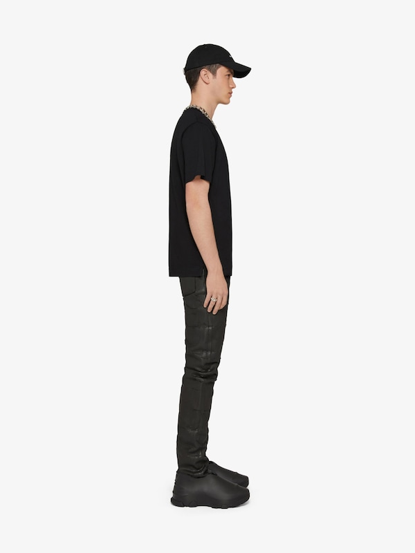 Givenchy Slim fit t-shirt in cotton with 4G detail Oferta exclusiva
