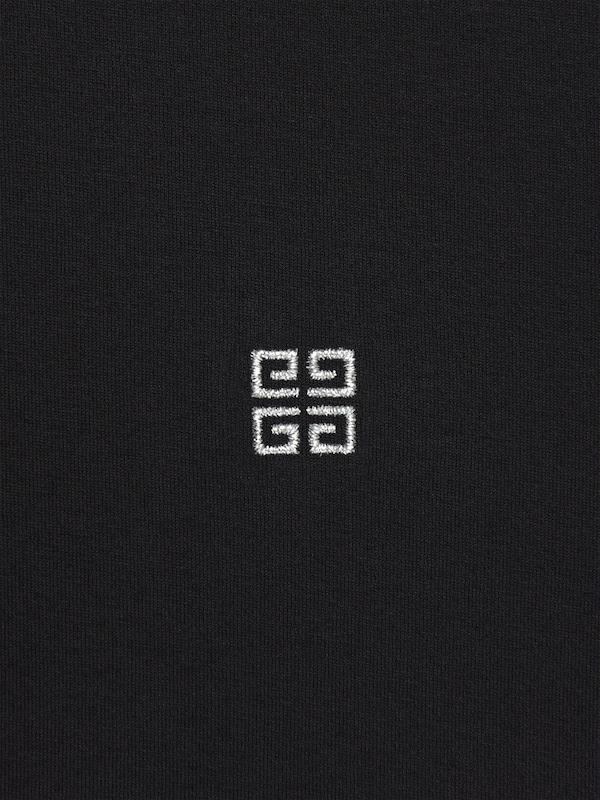 Givenchy Slim fit t-shirt in cotton with 4G detail Última moda