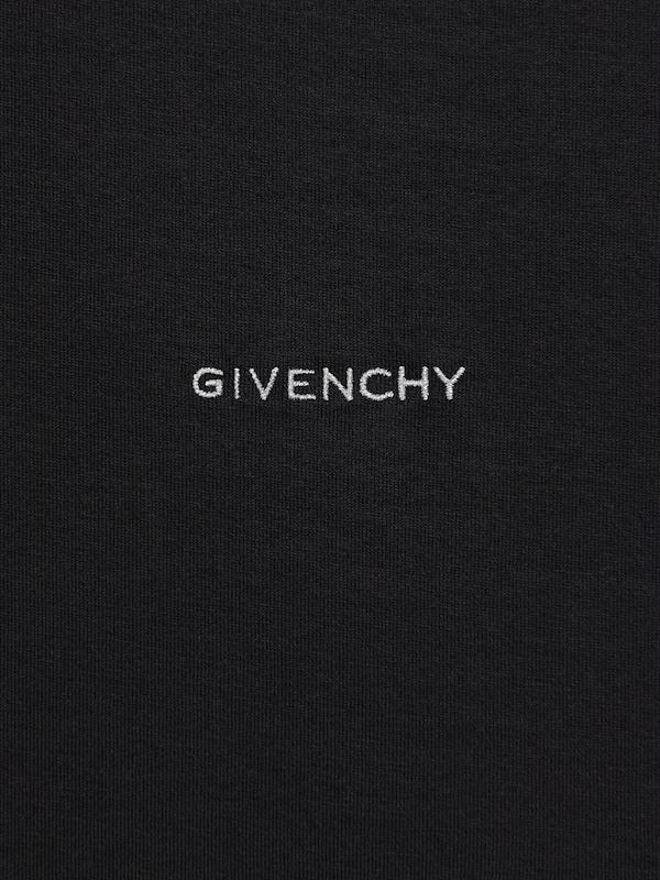 Givenchy Slim fit t-shirt in cotton with 4G detail Última moda