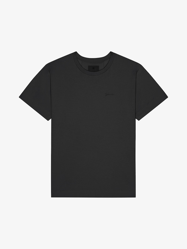 Givenchy T-shirt in cotton with GIVENCHY signature Ofertas de temporada