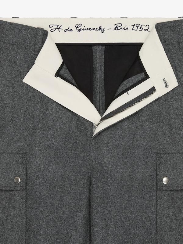 Givenchy Cargo pants in wool Venta caliente