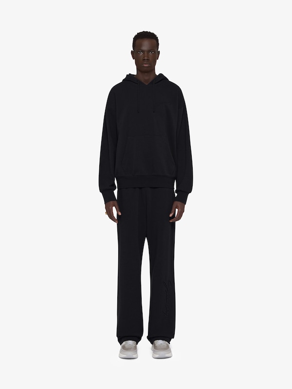 Givenchy Jogger pants in fleece with GIVENCHY signature Rebajas baratas