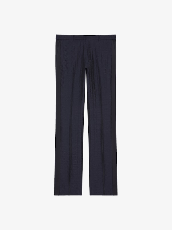 Givenchy Slim fit pants in monogram 72 wool and silk Rebajas de fábrica