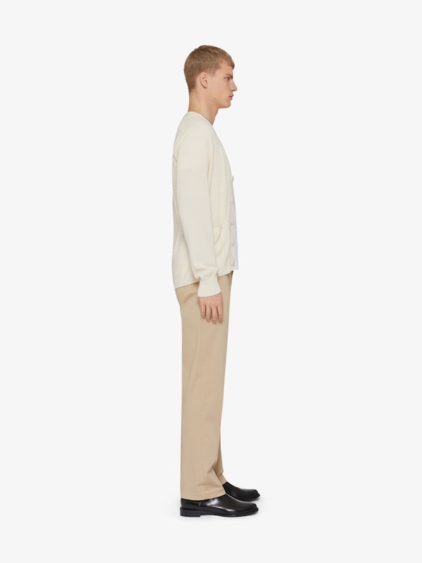 Givenchy Chino pants in cotton with 4G detail Ventas relámpago