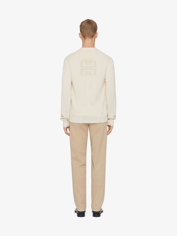Givenchy Chino pants in cotton with 4G detail Ventas relámpago