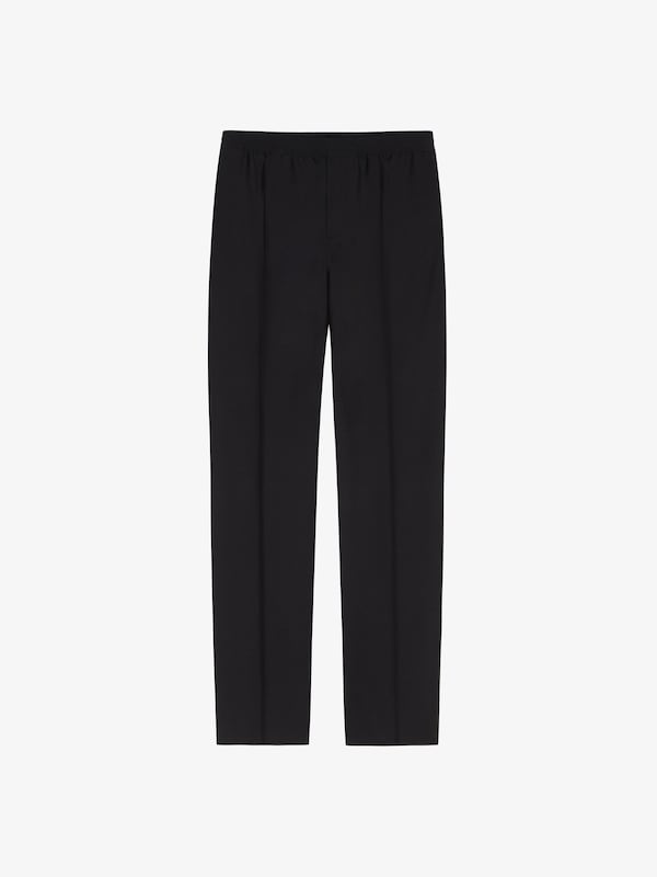 Givenchy Slim fit jogger pants in wool and mohair Mejor oferta