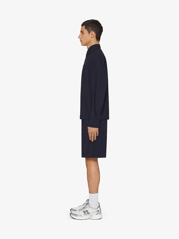 Givenchy Overshirt in wool poplin with 4G detail Solo hoy