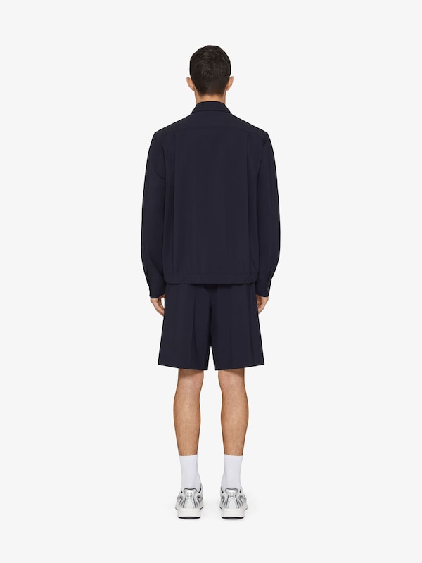 Givenchy Overshirt in wool poplin with 4G detail Solo hoy