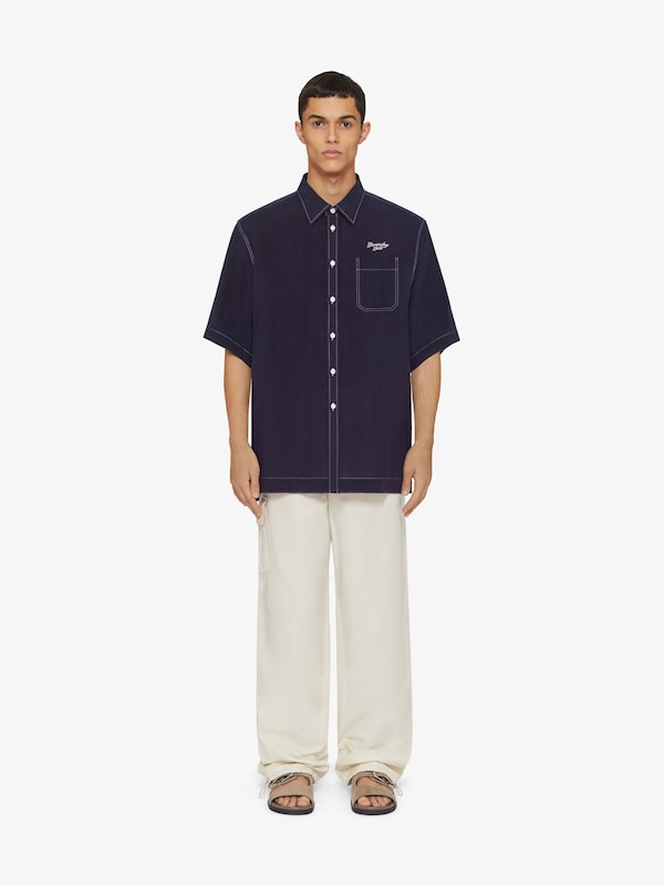 Givenchy GIVENCHY 1952 shirt in linen Grandes descuentos