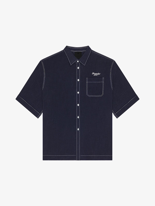 Givenchy GIVENCHY 1952 shirt in linen Grandes descuentos
