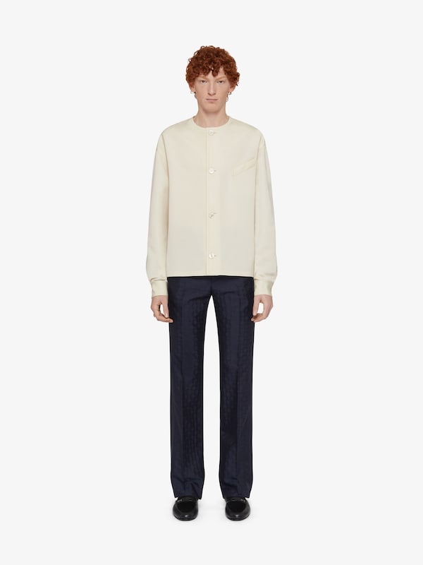 Givenchy Blouse in wool with GIVENCHY gros grain Envío internacional gratuito
