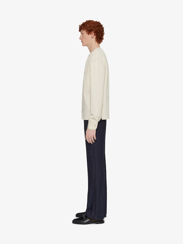 Givenchy Blouse in wool with GIVENCHY gros grain Envío internacional gratuito