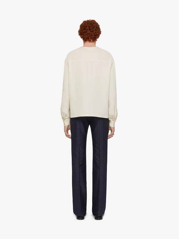 Givenchy Blouse in wool with GIVENCHY gros grain Envío internacional gratuito