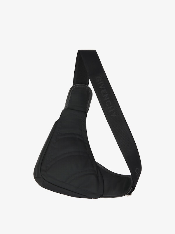 Givenchy Small G-Zip Triangle bag in nylon Descuentos del mes