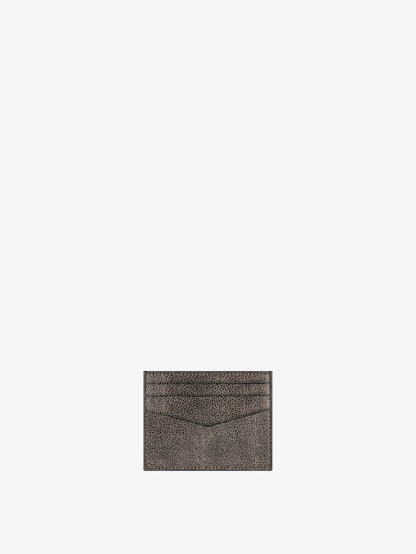 Givenchy GIVENCHY card holder in crackled leather Outlet online