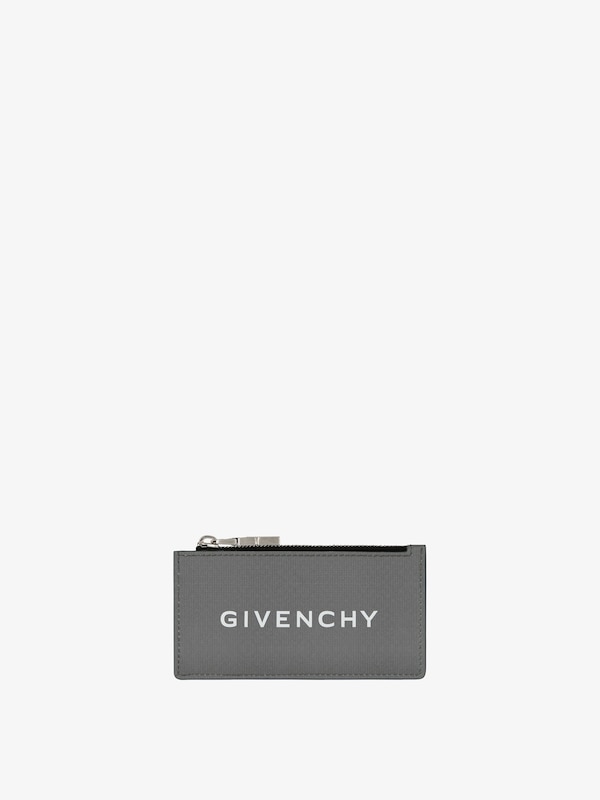 Givenchy GIVENCHY zipped card holder in 4G leather Rebajas