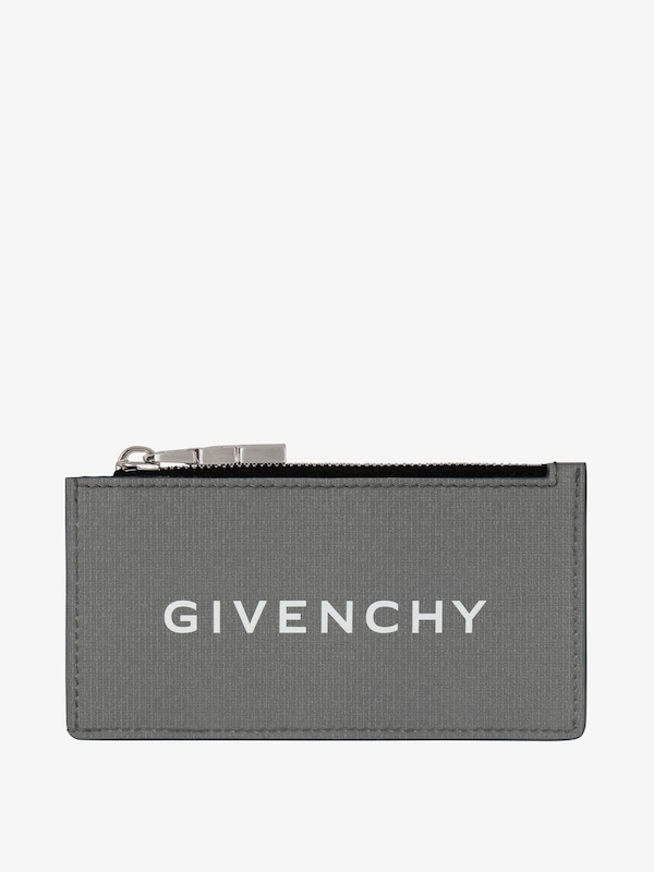 Givenchy GIVENCHY zipped card holder in 4G leather Rebajas
