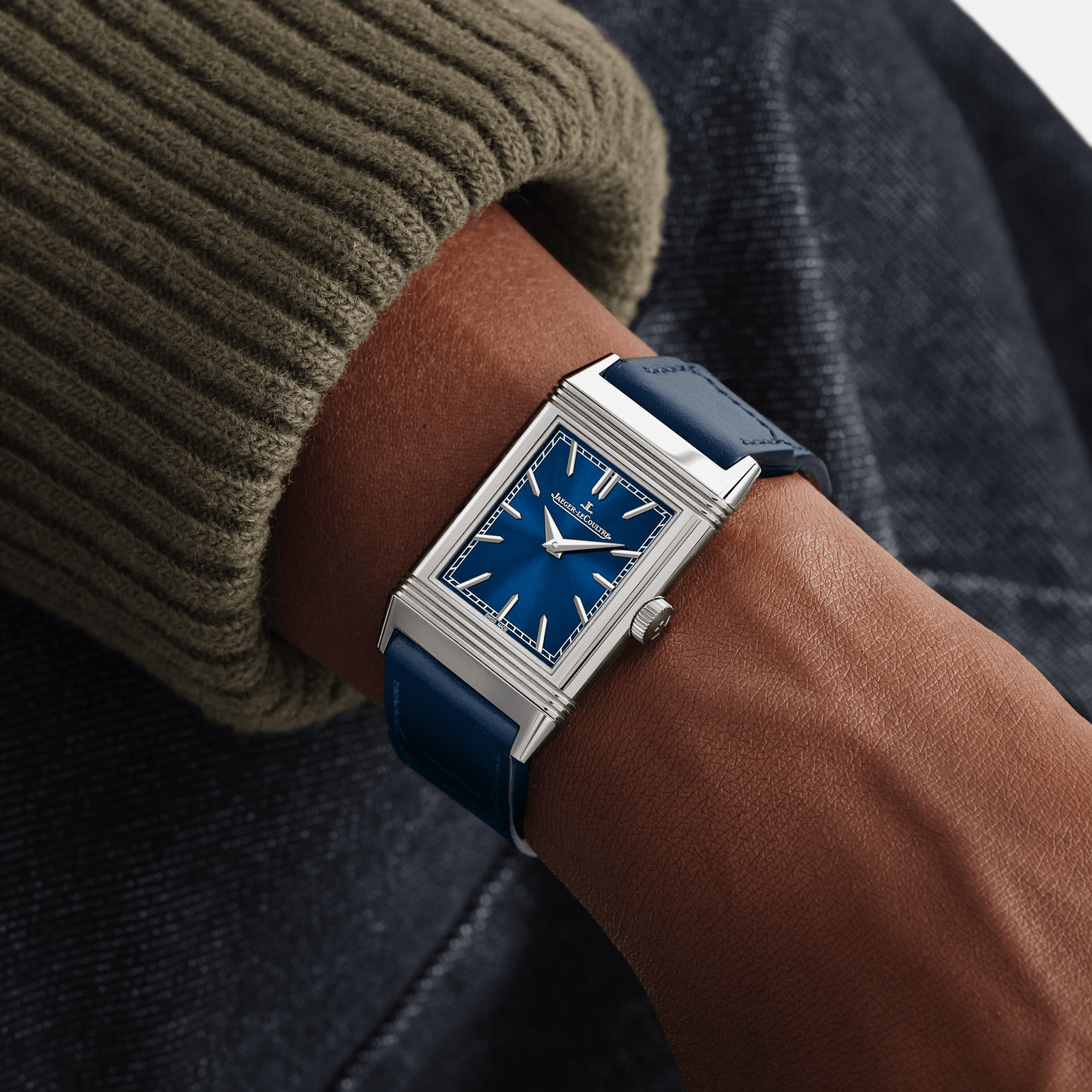 Jaeger-LeCoultre Reloj manual para hombre en acero inoxidable Reverso Tribute Monoface Q716848J Liquidación