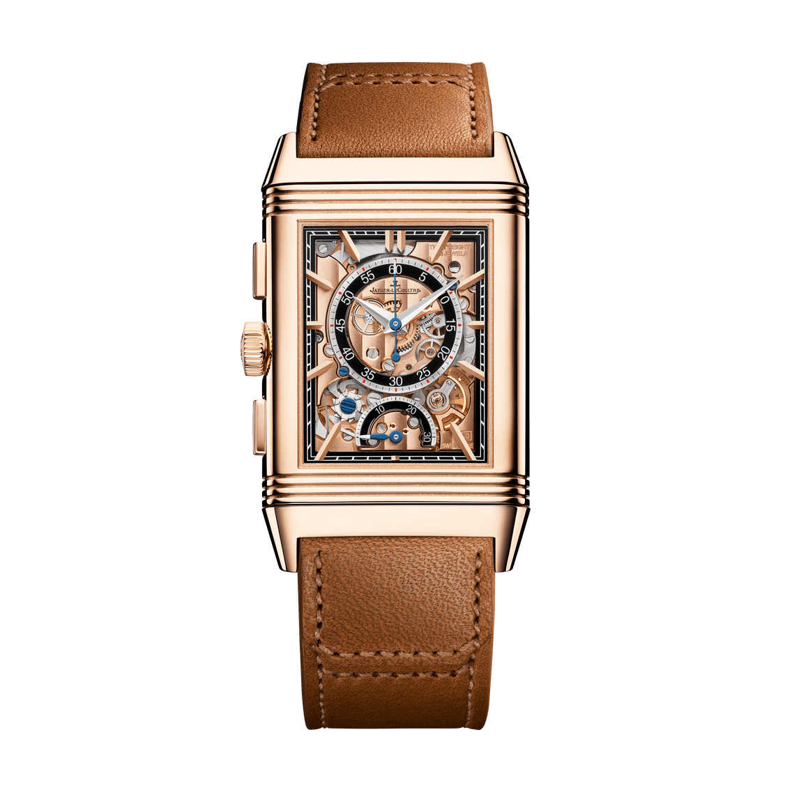 Jaeger-LeCoultre Reloj manual para hombre en oro rosa Reverso Tribute Chronograph Q389256J Tienda de fábrica