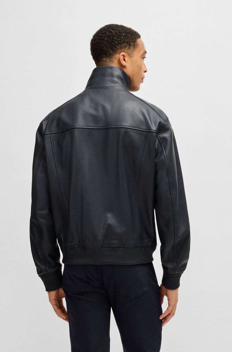 ﻿Hugo Boss Chaqueta Porsche x BOSS regular fit de piel Grandes descuentos