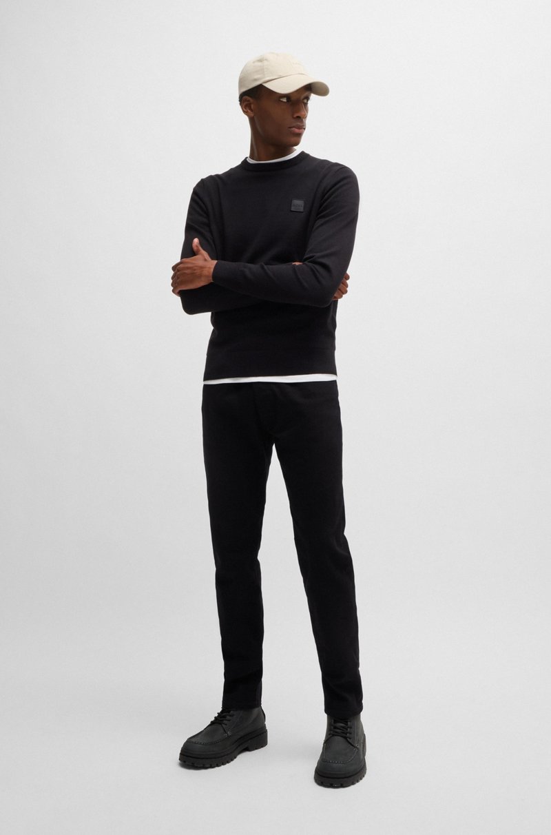 Hugo Boss Maine Vaqueros regular fit en denim elástico para el máximo confort en un tono negro intenso Limitado a 3 días