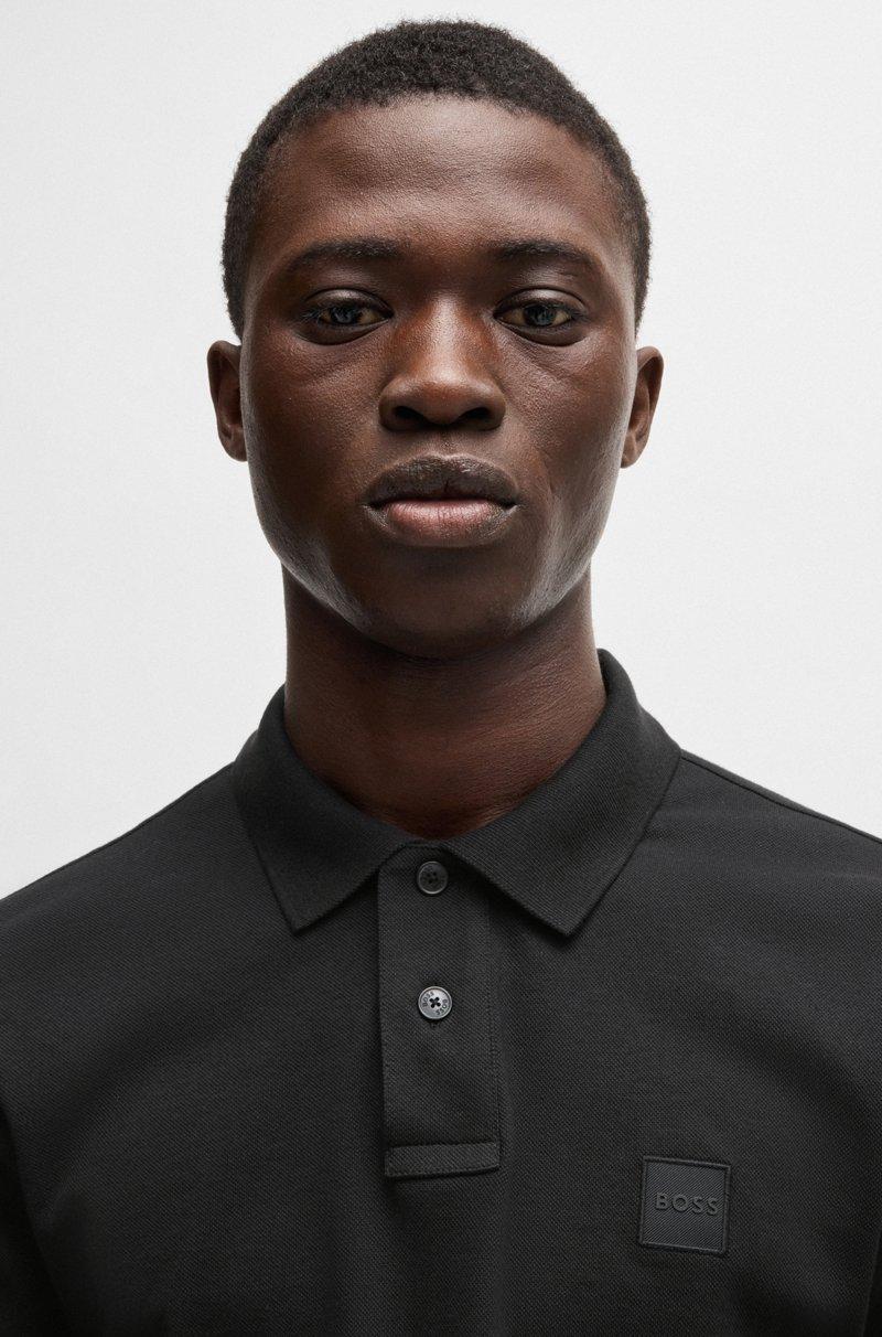 Hugo Boss Polo slim fit de algodón elástico con parche de logo Descuentos del mes