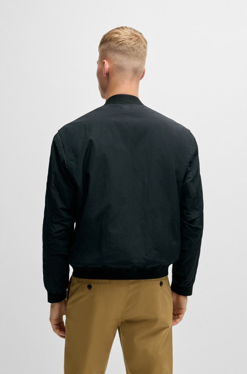 Hugo Boss Chaqueta bomber repelente al agua con insignia de logo Ofertas especiales