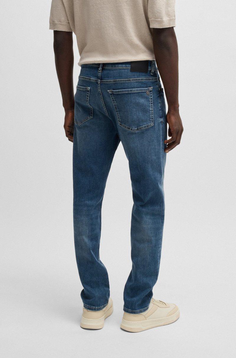 Hugo Boss Vaqueros Maine regular fit en tejido denim superelástico azul Grandes ahorros