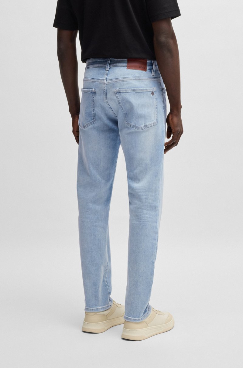 Hugo Boss Vaqueros Maine regular fit en tejido vaquero superelástico azul Rebajas de fin de temporada