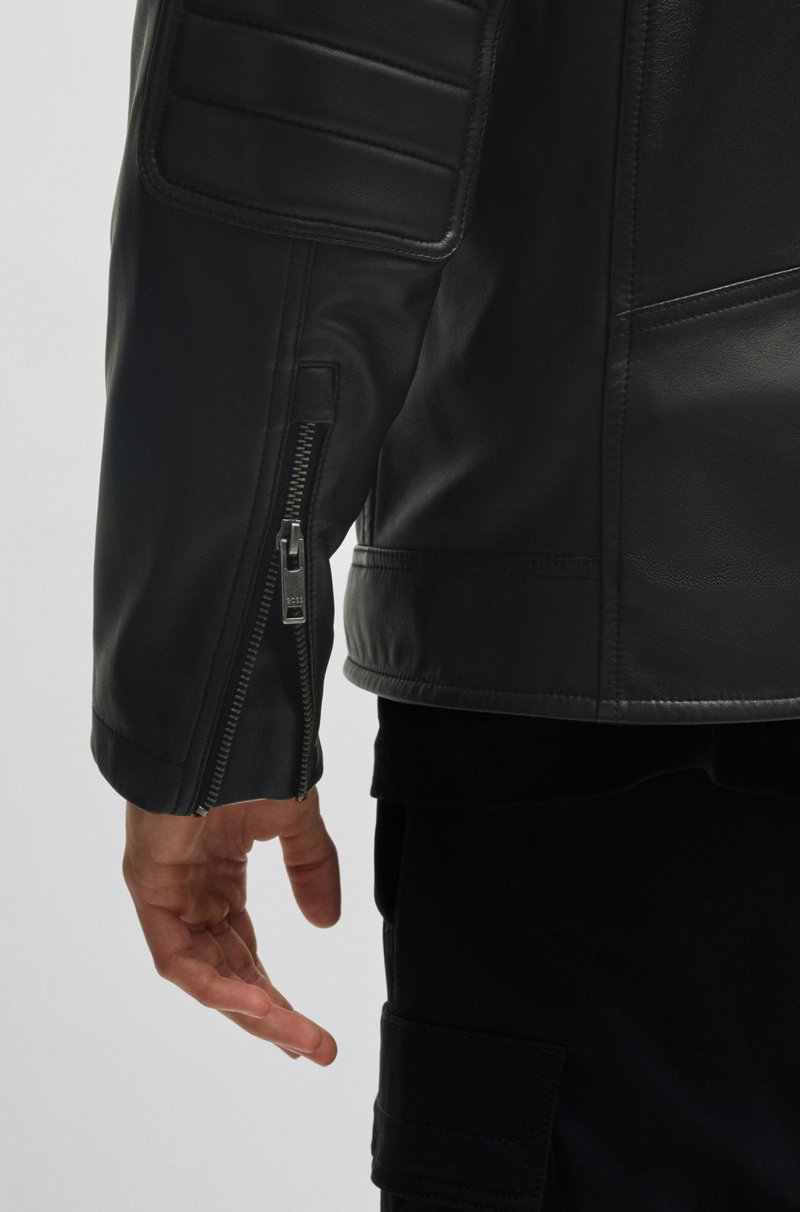 Hugo Boss Cazadora regular fit en piel de tacto suave Devoluciones gratuitas