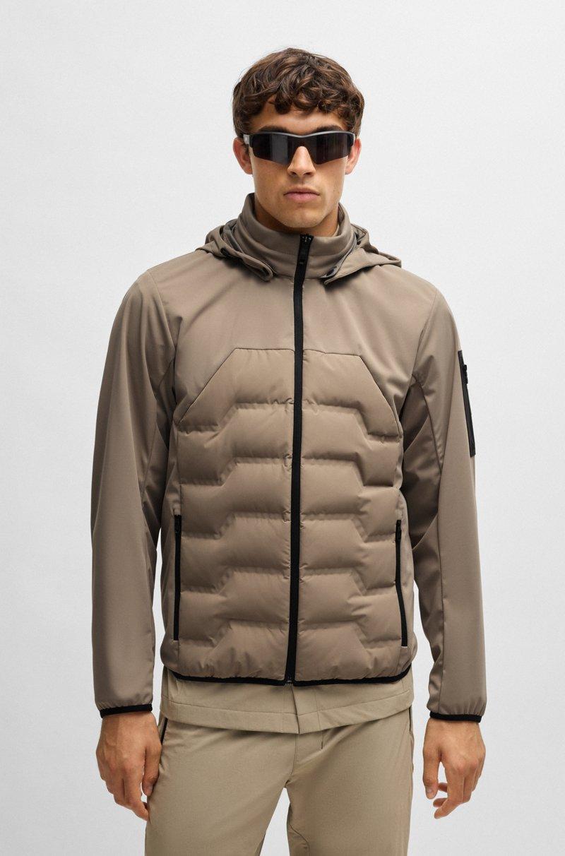 Hugo Boss Chaqueta de plumón con acabado repelente al agua y relleno ligero Venta caliente