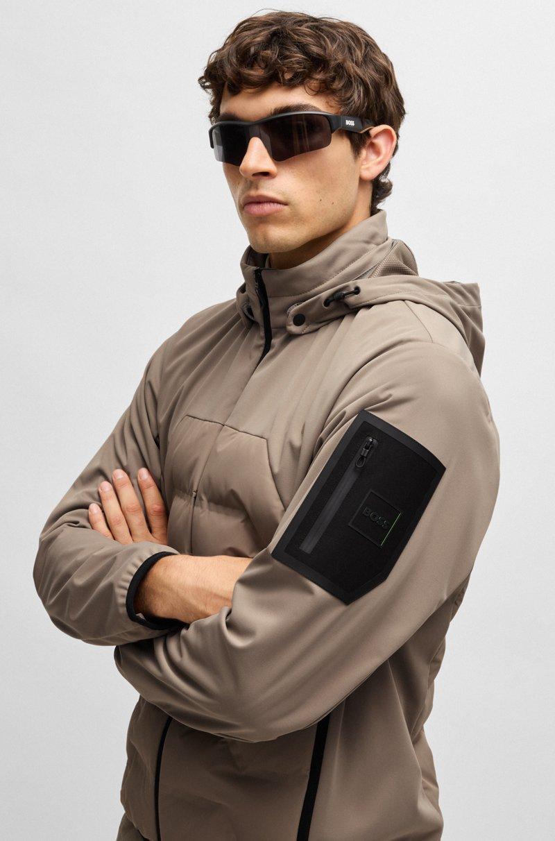 Hugo Boss Chaqueta de plumón con acabado repelente al agua y relleno ligero Venta caliente