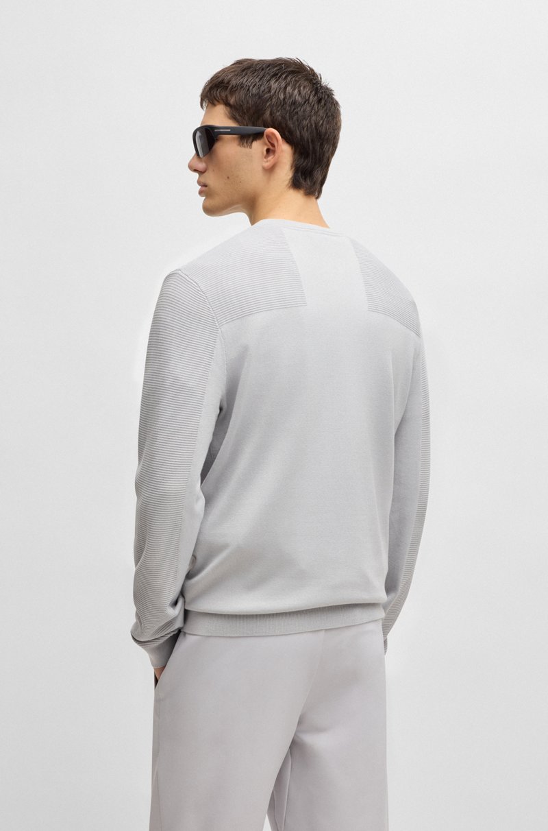 Hugo Boss Jersey de cuello redondo con detalle de la marca en tejido Dry-Flex En oferta