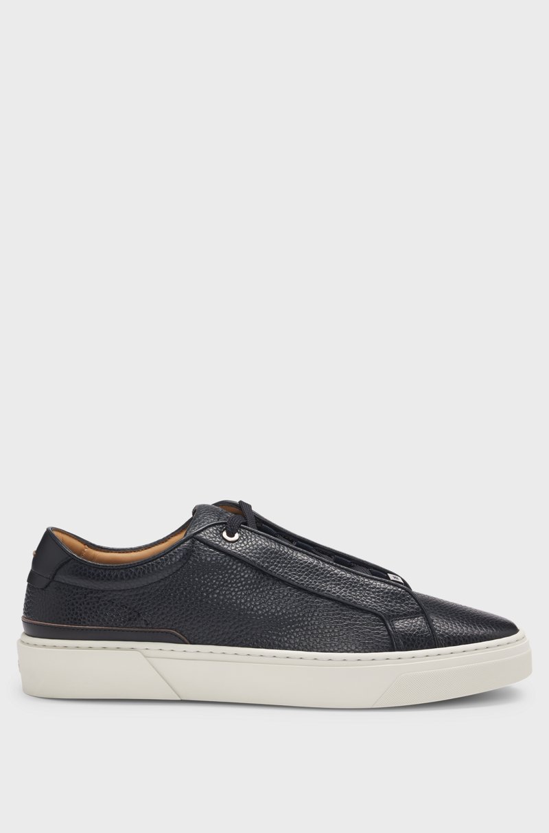 Hugo Boss Deportivas Gary de piel granulada con logo en la trabilla de los cordones Envío gratis