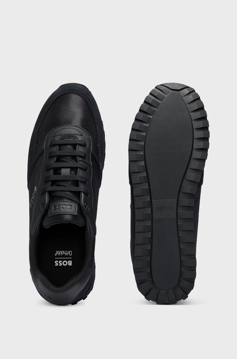 Hugo Boss Deportivas con apliques de piel sintética inspiradas en las zapatillas de correr ÚLTIMAS EDICIONES