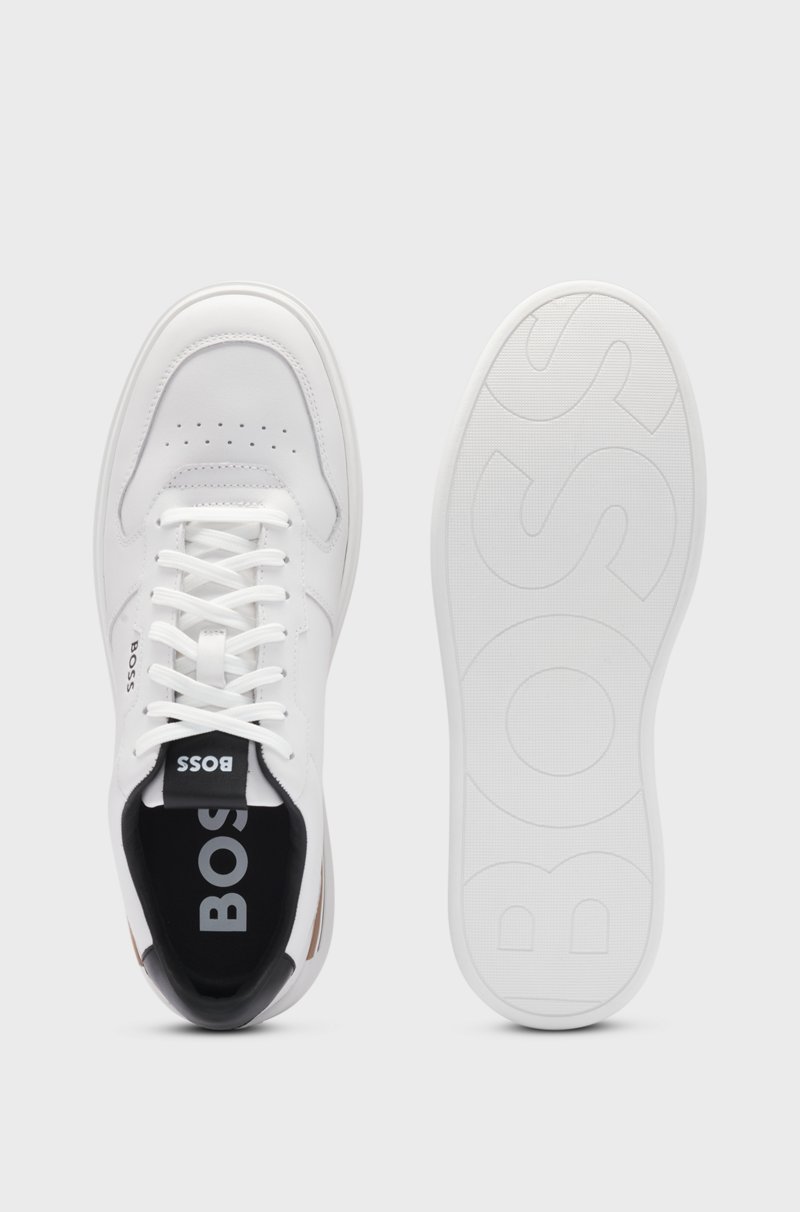 Hugo Boss Deportivas de piel con detalle de raya de la marca Promoción por tiempo limitado