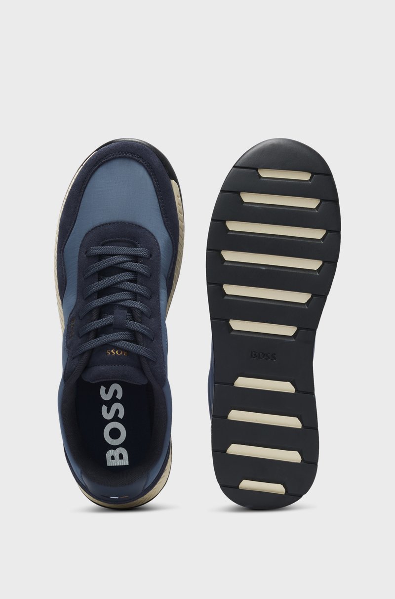 Hugo Boss Deportivas en diferentes materiales con ribetes de ante Envío internacional gratuito