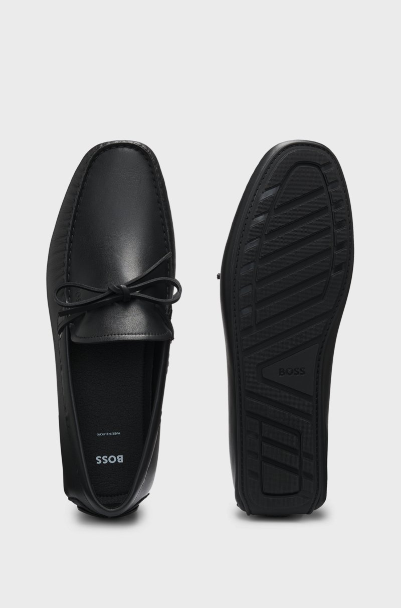 Hugo Boss Mocasines de piel con suela de estilo driver Ahorra y exporta