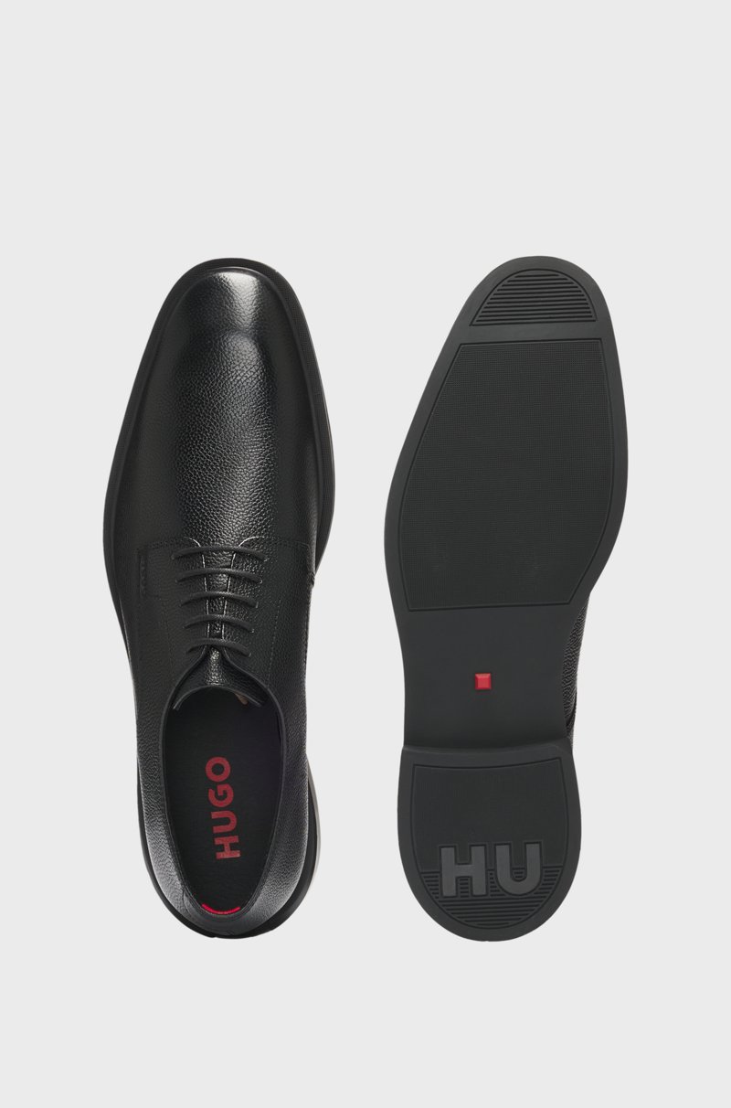 Hugo Boss Zapatos Derby de piel granulada Descuentos del mes